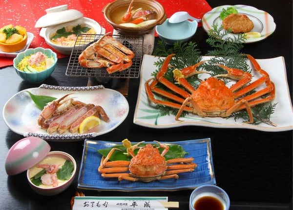 【奈良・三重エリア発】 越前の料理旅館で食す!国産活ズワイガニ使用のかにづくし8品会席と話題の新スポット!かにファクトリーby甲羅組 日帰り2